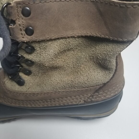 Sorel Womens Black Brown Winter Fancy Lace ll Hiking Winter & Rain Boots Sz 7 - Picture 11 of 15